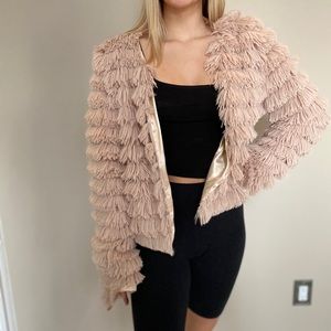 Fluffy coat from boutique Pitaya